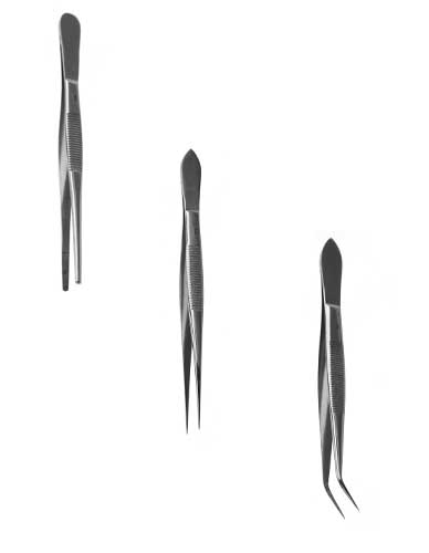 Stainless steel tweezers